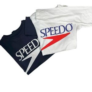 Speedo Men’s XXS Bundle of 2 Graphic Long Sleeve T-shirts